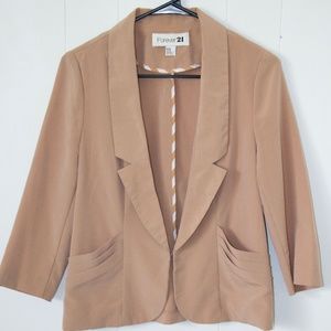Forever 21 Camel Blazer